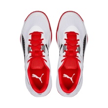 Puma Hallen-Indoorschuhe Solarflash II weiss/rot Herren